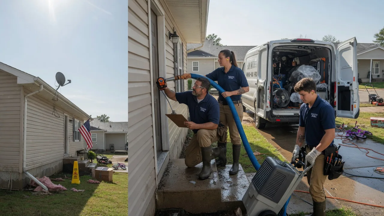Ceiling Water Damage Restoration in Pomeroy, IA near me